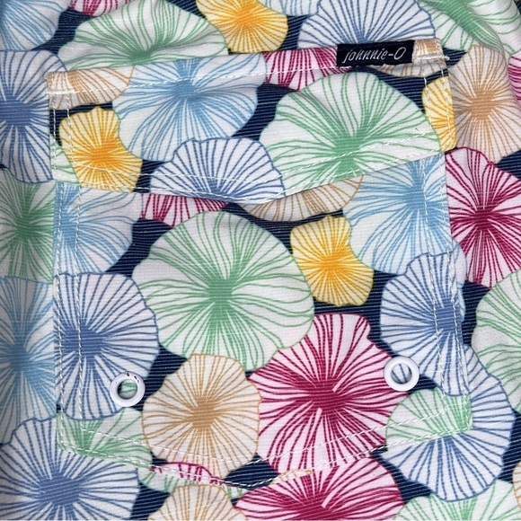 JOHNNIE-O West Coast Prep Nevis Floral Swim Trunks Board Shorts 8" Inseam Size L - Picture 9 of 16